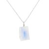 raw moonstone pendant necklace for women june birthstone for her